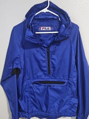 FILA Blue Hooded Windbreaker